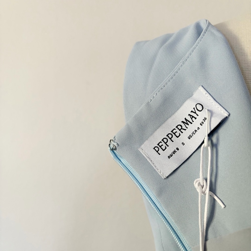 Peppermayo Lucky Charm Mini Dress Blue 4 S - Picture 7 of 7